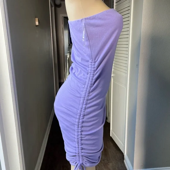 Fashion Nova Lilac One-Shoulder Dress - Picture 2 of 7